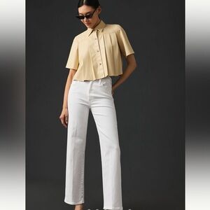 Women's MOTHER THE RAMBLER White Denim Jeans 28